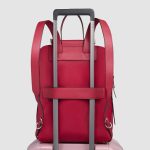 Piquadro Zaino donna rosso in tessuto e pelle porta iPado 14" Lyra