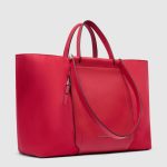 Piquadro Shopping bag rossa in tessuto e pelle porta pc 15,6" pieghevole Lyra