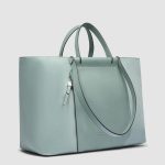 Piquadro Shopping bag verde in tessuto e pelle porta pc 15,6" pieghevole Lyra