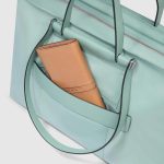 Piquadro Shopping bag verde in tessuto e pelle porta pc 15,6" pieghevole Lyra