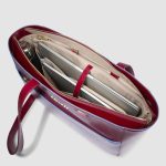 Piquadro Borsa donna rossa in pelle porta pc 15,6" Blue Square