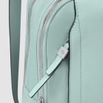 Piquadro Zaino donna verde in tessuto e pelle porta iPado 12,9'' Lyra