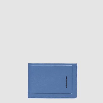 Piquadro Portafogli uomo avio in pelle con porta documenti Atlas