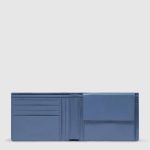 Piquadro Portafogli uomo avio in pelle con portamonete Atlas