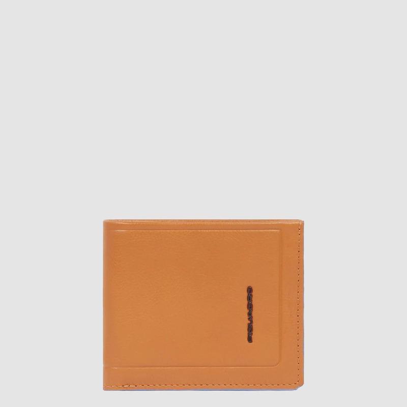 Piquadro Portafogli uomo arancione in pelle con porta documenti rimovibile Atlas Piquadro Portafogli uomo arancione in pelle con porta documenti rimovibile Atlas