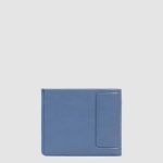 Piquadro Portafogli uomo avio in pelle con porta documenti rimovibile Atlas