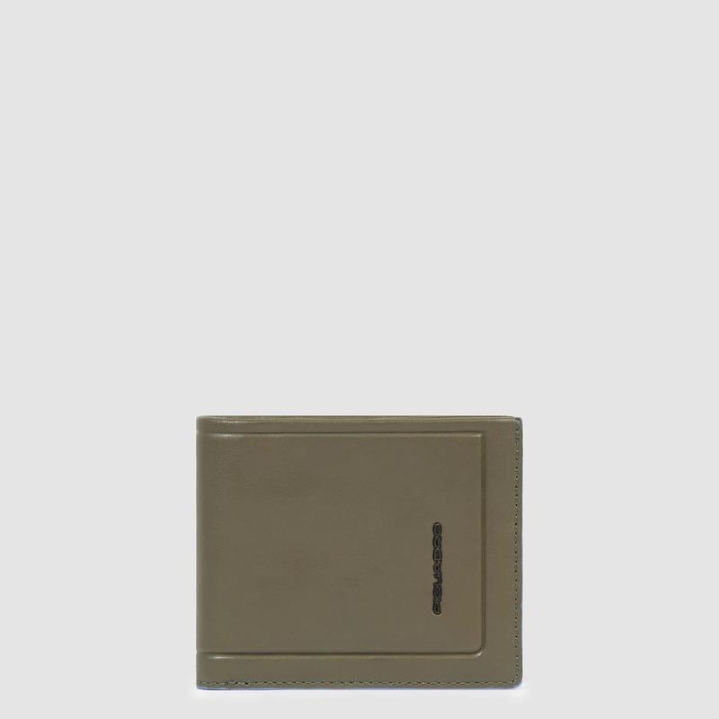 Piquadro Portafogli uomo nero in pelle con porta documenti rimovibile Atlas Piquadro Portafogli uomo nero in pelle con porta documenti rimovibile Atlas