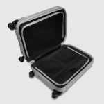 Piquadro Trolley medio rigido bianco in policarbonato a quattro ruote Pop