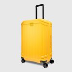 Piquadro Trolley medio rigido giallo in policarbonato a quattro ruote Pop