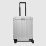 Piquadro Trolley da cabina rigido bianco in policarbonato personalizzabile Pop