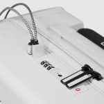 Piquadro Trolley da cabina rigido bianco in policarbonato personalizzabile Pop