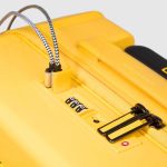 Piquadro Trolley da cabina rigido giallo in policarbonato personalizzabile Pop