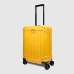 Piquadro Trolley da cabina rigido giallo in policarbonato personalizzabile Pop