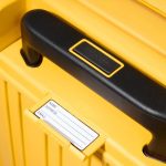 Piquadro Trolley da cabina rigido giallo in policarbonato personalizzabile Pop