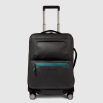 Piquadro Trolley da cabina a 4 ruote nero resistente all'acqua Corner 2.0