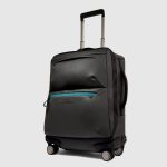 Piquadro Trolley da cabina a 4 ruote nero resistente all'acqua Corner 2.0