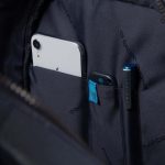 Piquadro Zaino piccolo nero in pelle porta pc 14" Modus