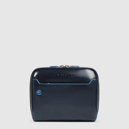 Piquadro Borsello blu in pelle Blue Square
