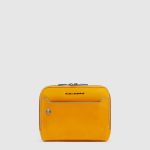 Piquadro Borsello giallo in pelle Blue Square