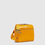 Piquadro Borsello giallo in pelle Blue Square