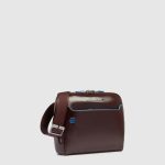 Piquadro Borsello mogano in pelle Blue Square