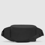 Piquadro Marsupio uomo nero in tessuto riciclato