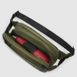 Piquadro Marsupio uomo verde in tessuto riciclato