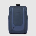 Piquadro Monospalla uomo blu in tessuto riciclato