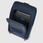 Piquadro Monospalla uomo blu in tessuto riciclato