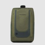 Piquadro Monospalla uomo verde in tessuto riciclato