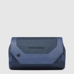 Piquadro Marsupio blu in tessuto riciclato