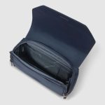 Piquadro Marsupio blu in tessuto riciclato