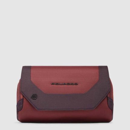 Piquadro Marsupio cuoio in tessuto riciclato