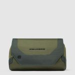 Piquadro Marsupio verde in tessuto riciclato