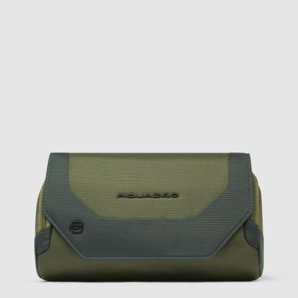 Piquadro Marsupio verde in tessuto riciclato