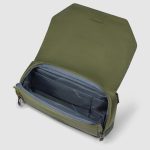 Piquadro Marsupio verde in tessuto riciclato