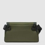 Piquadro Marsupio verde in tessuto riciclato