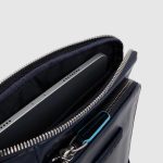 Piquadro Borsello uomo blu in pelle porta iPadlue Square