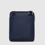 Piquadro Borsello uomo blu in pelle porta iPadlue Square
