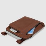 Piquadro Borsello uomo cuoio in pelle a tracolla porta iPadlack Square
