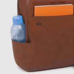 Piquadro Zaino cuoio in pelle porta pc 14" Black Square