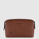 Piquadro Beauty case uomo cuoio in pelle Black Square