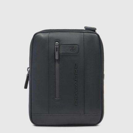 Piquadro Borsello uomo a tracolla nero in pelle porta iPadrban