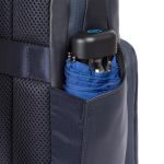 Piquadro Zaino blu in pelle porta pc 14" Urban