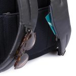 Piquadro Zaino blu in pelle porta pc 15,6" personalizzabile Urban
