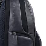 Piquadro Zaino blu in pelle porta pc 15,6" personalizzabile Urban