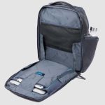 Piquadro Zaino blu in pelle porta pc 15,6" personalizzabile Urban