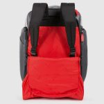 Piquadro Trolley cabina grigio in pelle portabile a zaino Urban