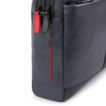 Piquadro Borsa grigia in pelle porta pc 15,6" Urban