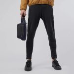 Piquadro Marsupio uomo blu in tessuto riciclato e pelle Brief